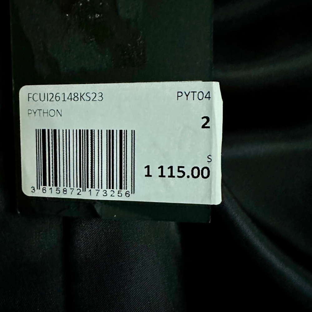 🔥 NWT The Kooples Leather Snakeskin-Effect Blazer | 100% Calfskin | RARE $1115 - Picture 12 of 13